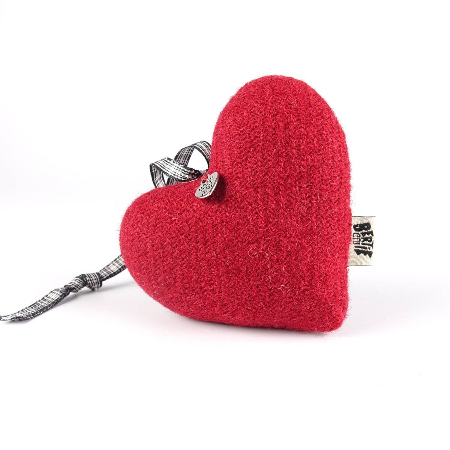 Bertie Girl – wholesale Ornament – Muckle Heart - Pillar Box Red2