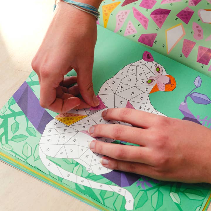 BOX CANDIY® - Wholesale DIY Craft Kit - Kids - Safari Sticker by Number7