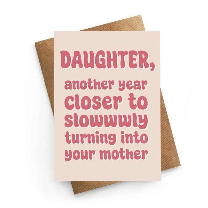 Carte d'anniversaire pour fille - Carte d'anniversaire amusante pour la vente par STUCK SHOP GIFTS