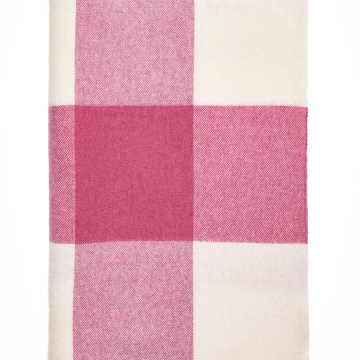 Bronte Moon - Wholesale Throw Blanket - Pastel Block-Check Range Merino Lambswool Throws Bronte Moon