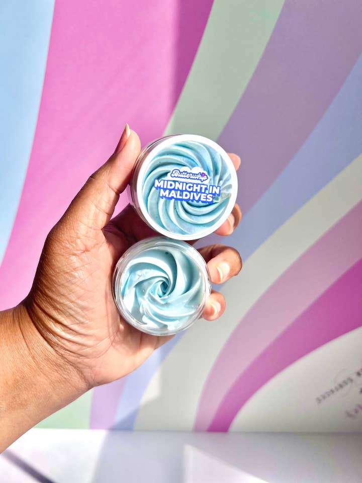 Creme Corporal Manteiga - Maldivas à Meia-Noite - Romã Hibisco por atacado de Butterwhip Bath & Body