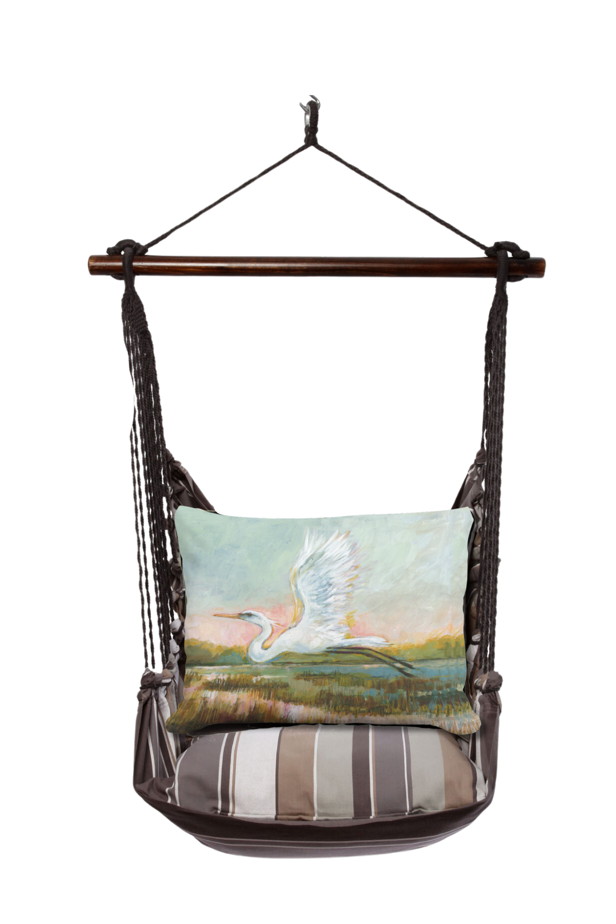 Magnolia Casual - Wholesale Swing Set - Hammock Swing 4-Piece Set indoor / outdoor - Slate Gray5