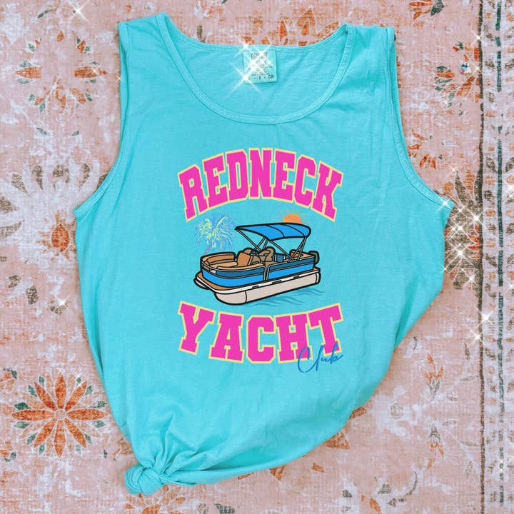Redneck Yacht CC Tank for wholesale by MidWest Tees