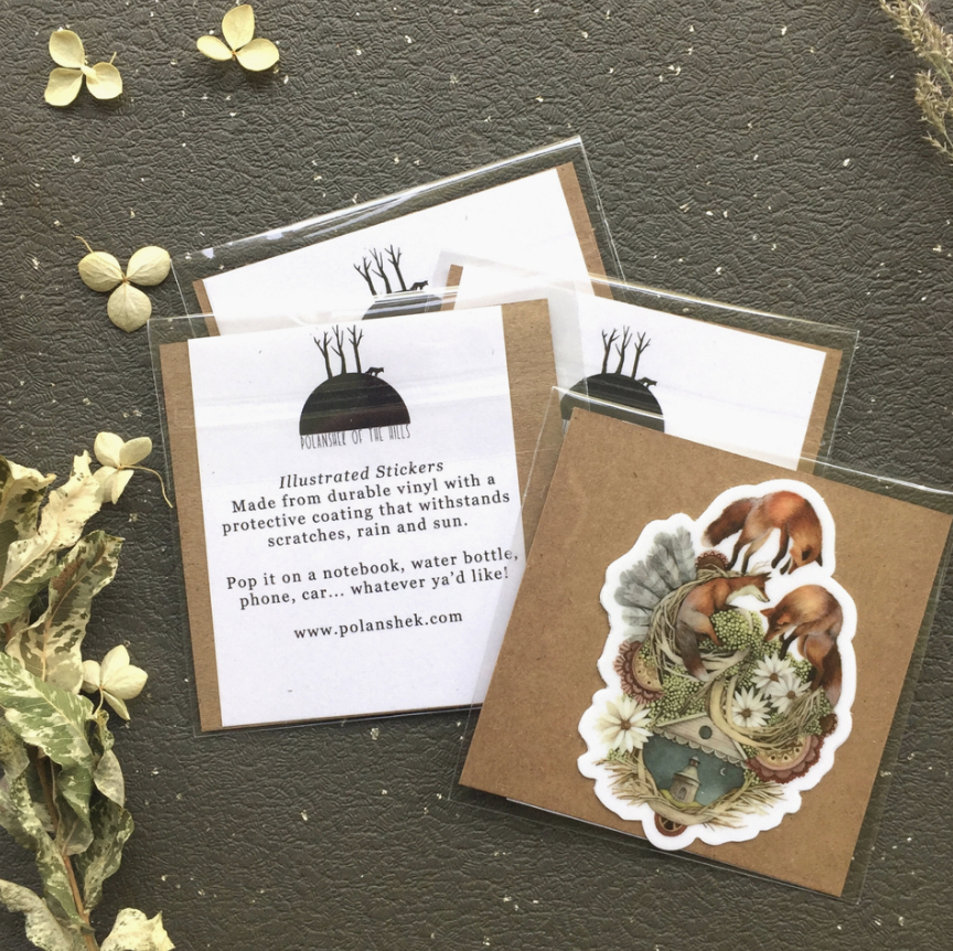 Polanshek of the Hills - Vente Autocollant - Autocollant Luna2