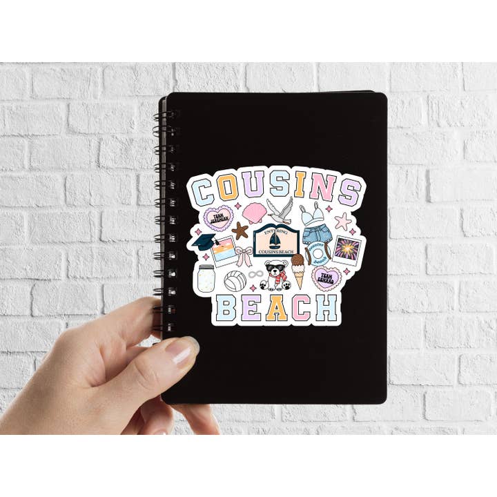 Cousins Beach - The Summer I Turned Pretty Sticker for wholesale by The Corner Shop