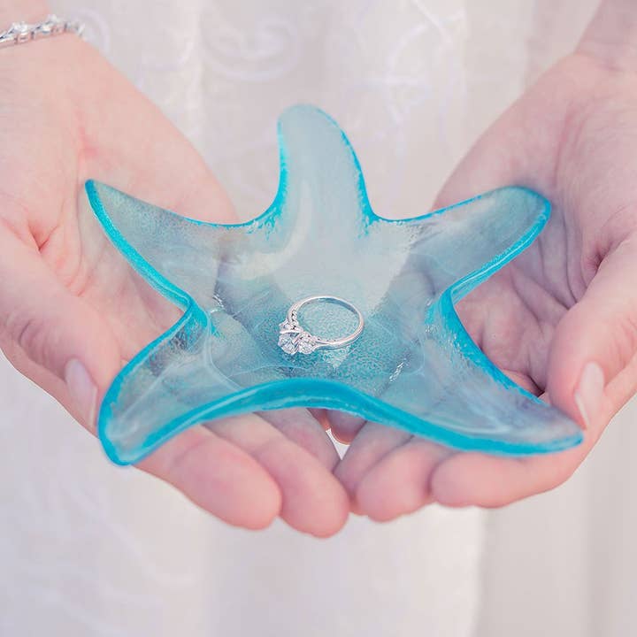 Weddingstar Inc. - Wholesale Candle Holder - Starfish Glass Candle Holders / Dishes - Small