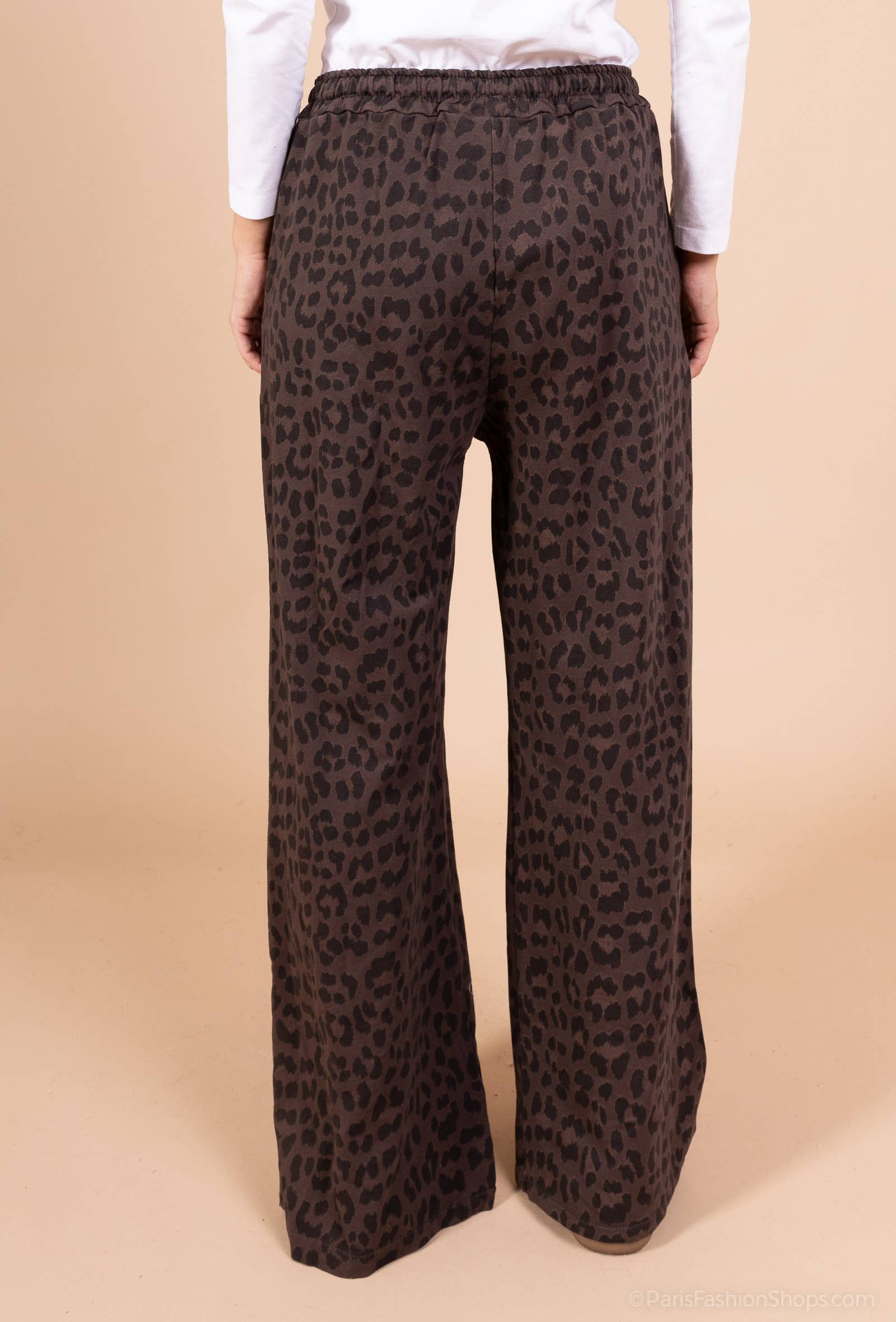 Pépouz' Paris - Wholesale Pants - Women's - Fluid and comfortable leopard print pants PPN256110