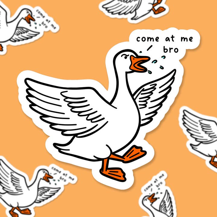 dash&doodle - Wholesale Sticker - Come At Me Bro – 3" Vinyl Sticker