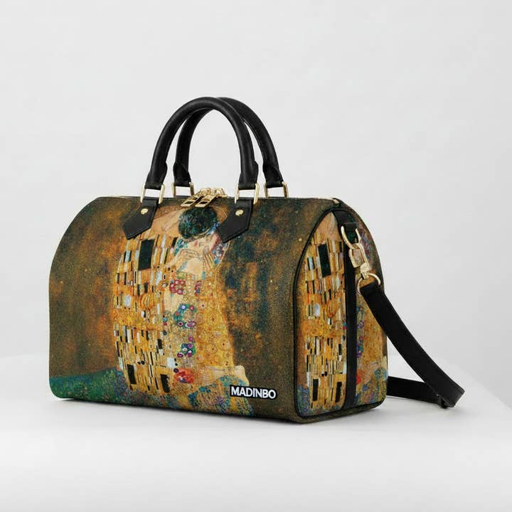 BAULETTO MADINBO - LAVET I ITALIEN - MED KUNSTTRYK KYSSEN AF KLIMT for engroshandel hos MADINBO