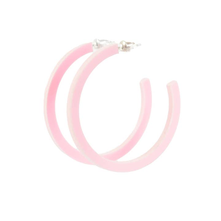 The Paper Dress – wholesale Hoop earrings – Colorful Lightweight Acrylic Hoop Earrings68