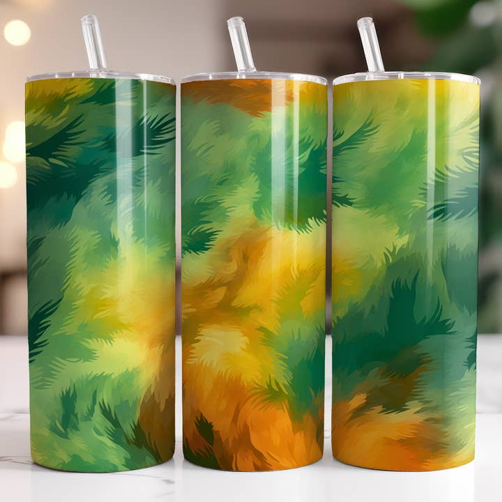 Gobelet Explosion Verte Orange Jaune de la Saint-Patrick pour la vente par FloBama Girls Wholesale