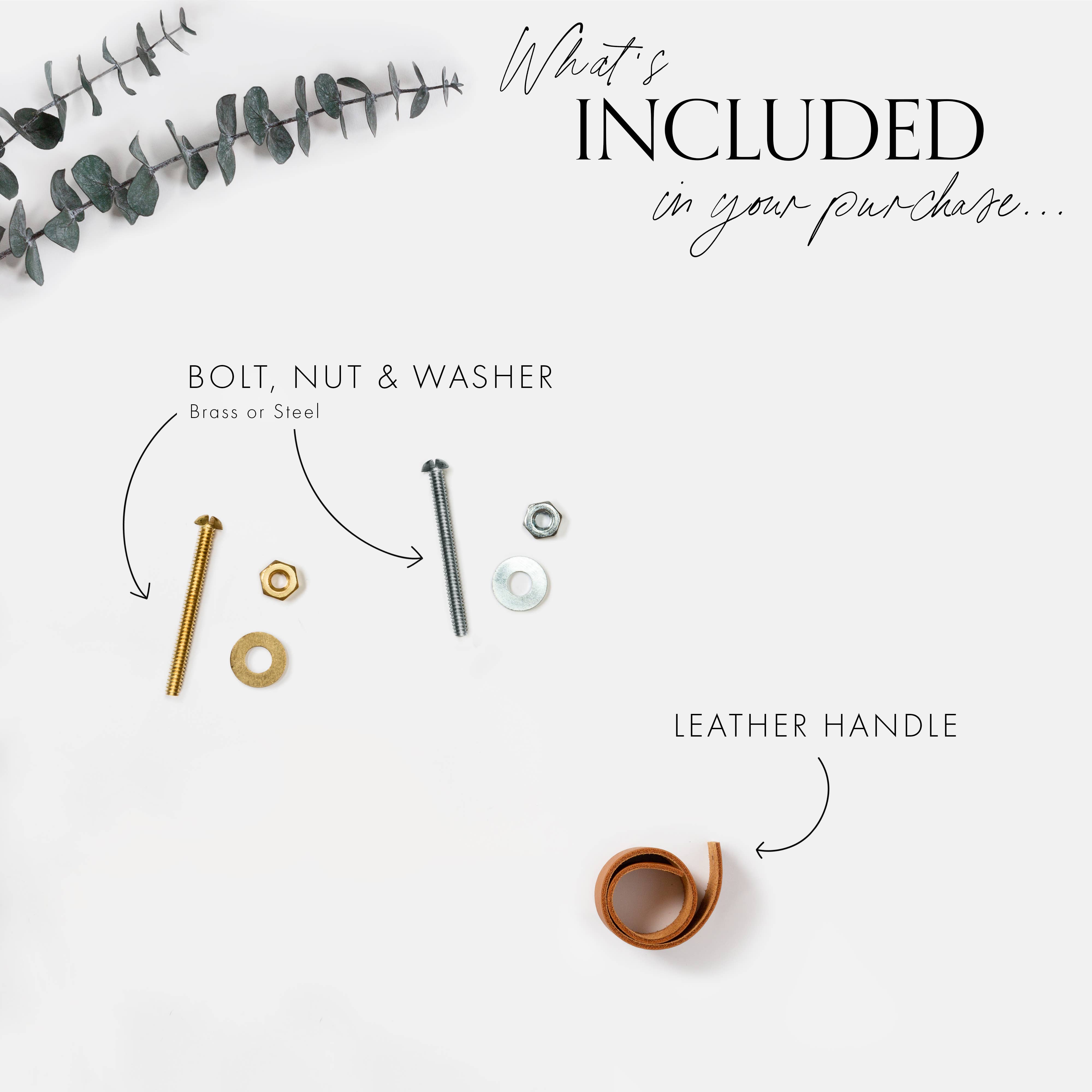 Keyaiira - Vente Poignée/bouton - Poignée en cuir [extrémité plate]13