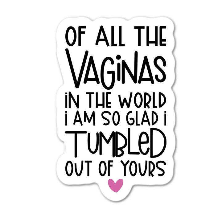 De todas as vaginas do mundo, estou tão feliz por ter saído de por atacado de Lyrical River Designs