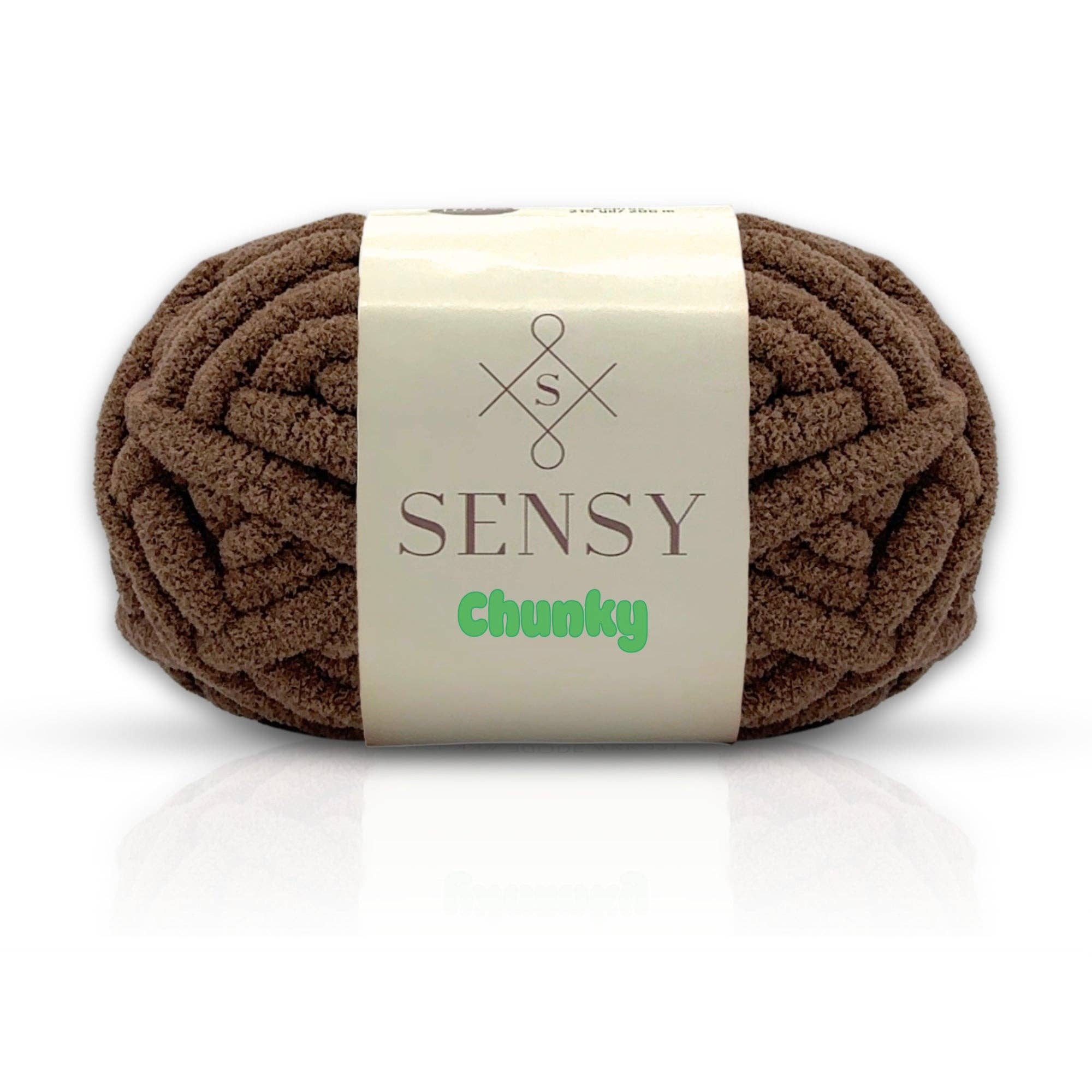Sensy - Wholesale Yarn - Sensy Chunky Yarn, Blanket Yarn, 7 oz, 28 Yards, Gauge 7 Jumbo6