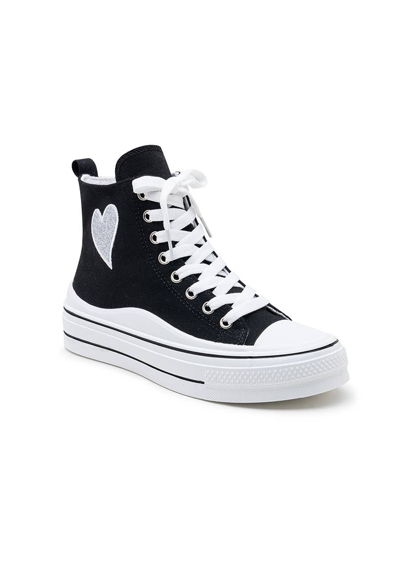 LADY GLORY - Wholesale Lifestyle Sneakers - Women's - High-top sneakers with heart13