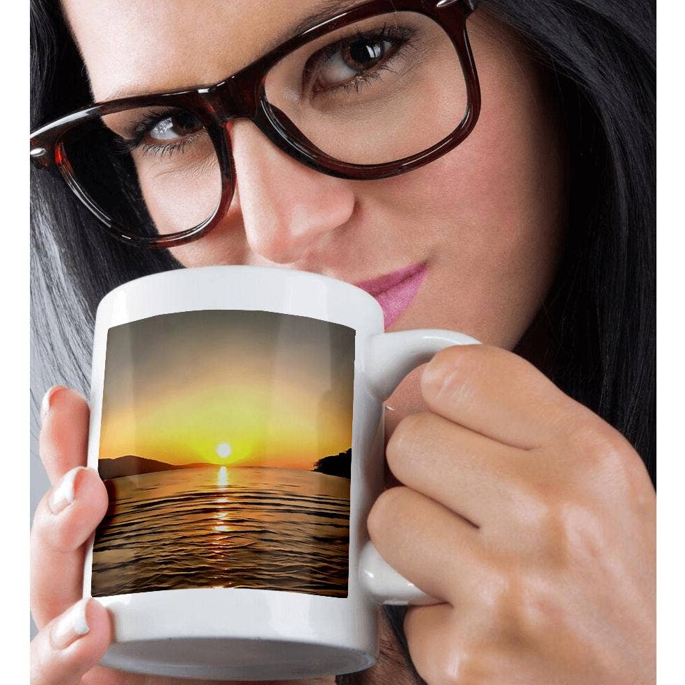 3dRose - Wholesale Coffee Mug - 3dRose, Artistic Autumn Sunset On the Aegean , Mug9