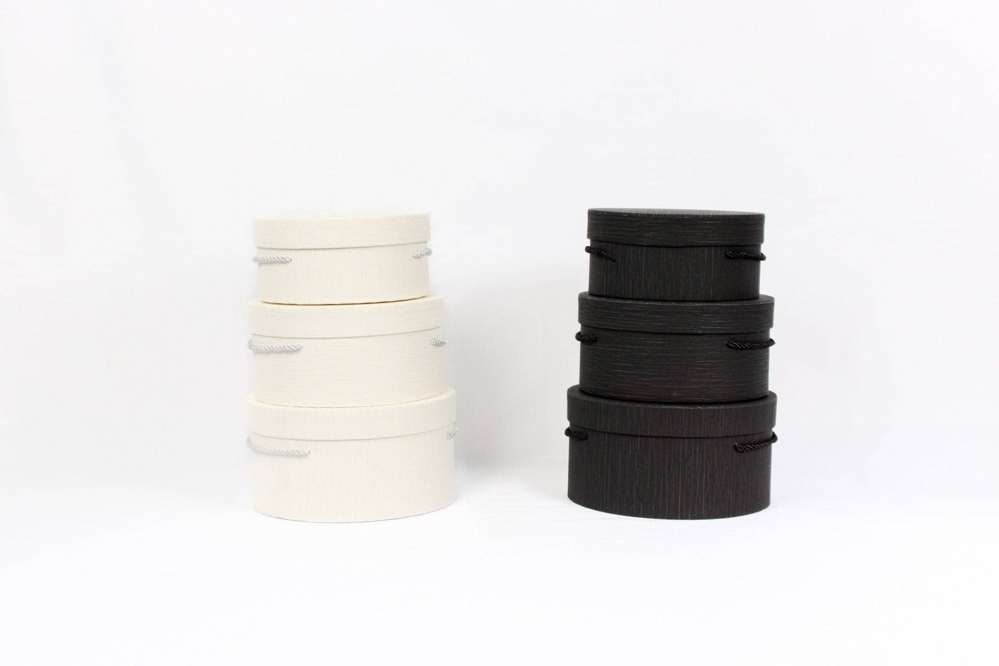 Elegant Design Supply - Wholesale Gift Box - Line Textures Round Box with Handle7