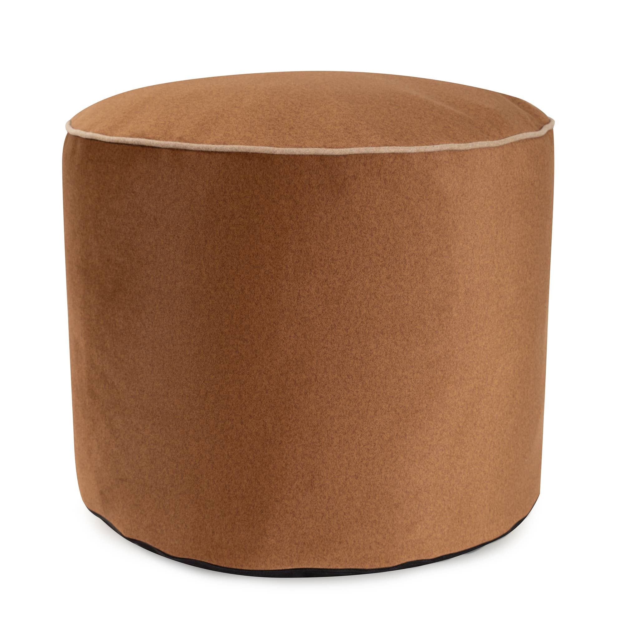 Howard Elliott on Faire - Wholesale Ottoman - Qivuit Contrast Welt Felted Pouf Collection0