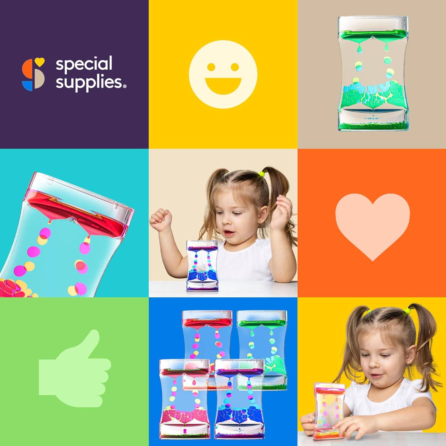 Special Supplies - Wholesale Fidget Toy - Kids - Liquid Motion Bubbler Deluxe (4-Pack)6