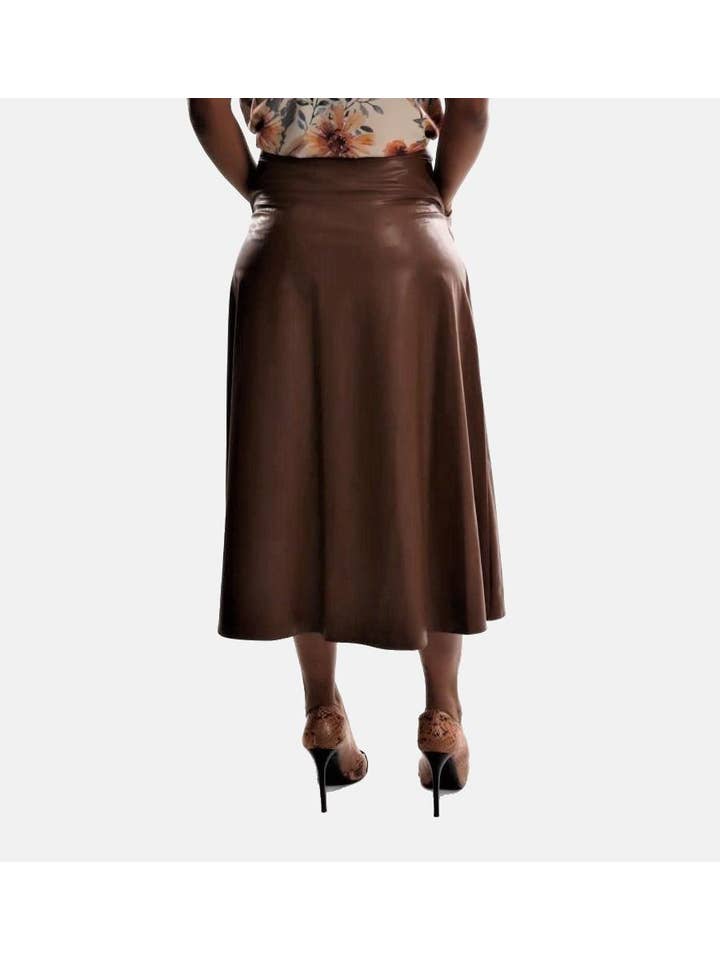 JASPER Mode - Wholesale Skirt - Women's - Leather Skirt Maxi5