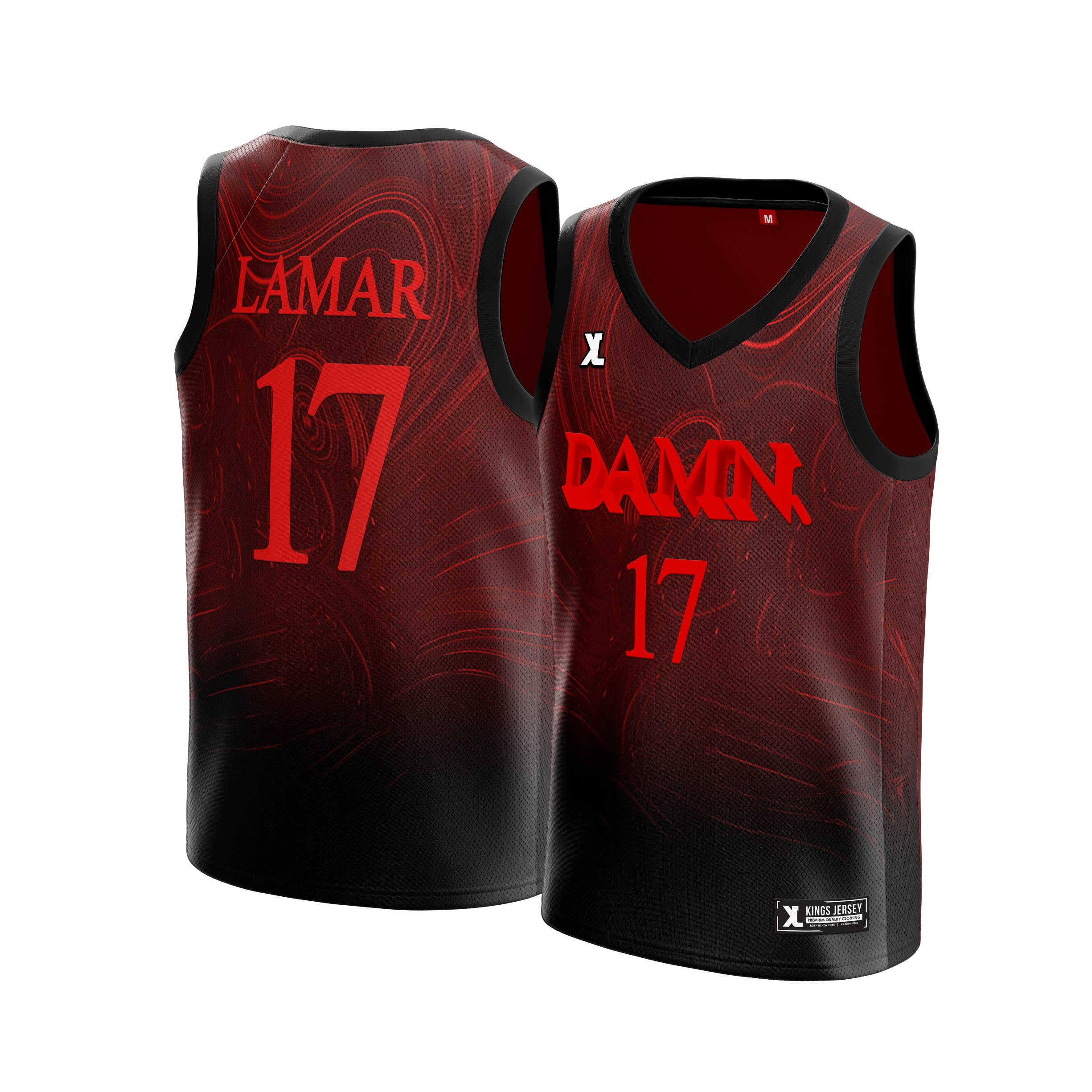 Rouge Foncé Kendrick Lamar MERDE. Jersey en vente sur Faire