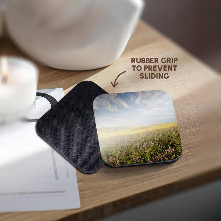 3dRose - Wholesale Coasters - 3dRose, Washington State, Palouse. Landscape of vetch and Canola fields., Coaster10