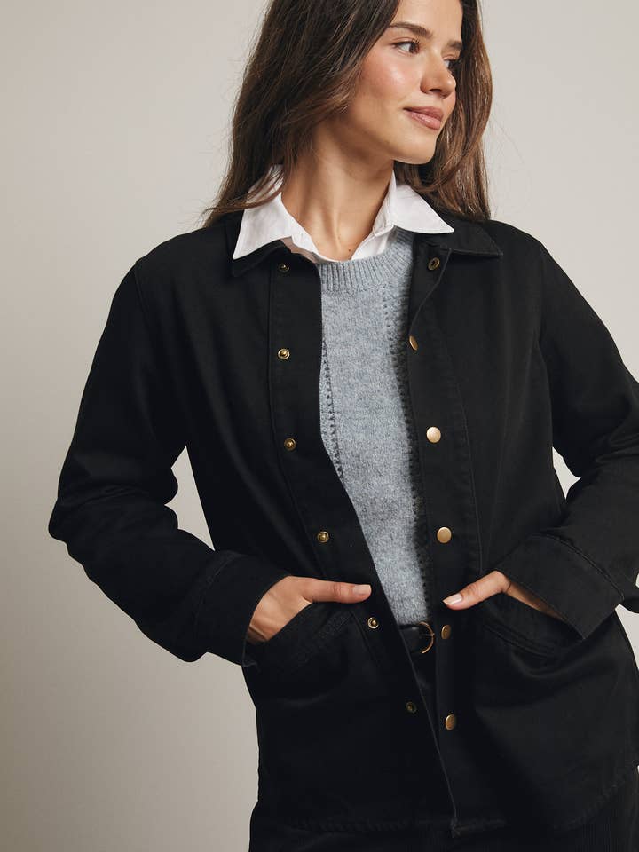 Utility Snap-Front Denim Jacket FJ0004 and other Purchase Wholesale utility jacket. Free Returns & Net 60 Terms on Faire trending on Faire.