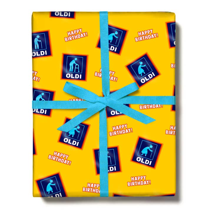 OLDI Funny Gift Wrap For Him, Her for wholesale by Central 23 Cards