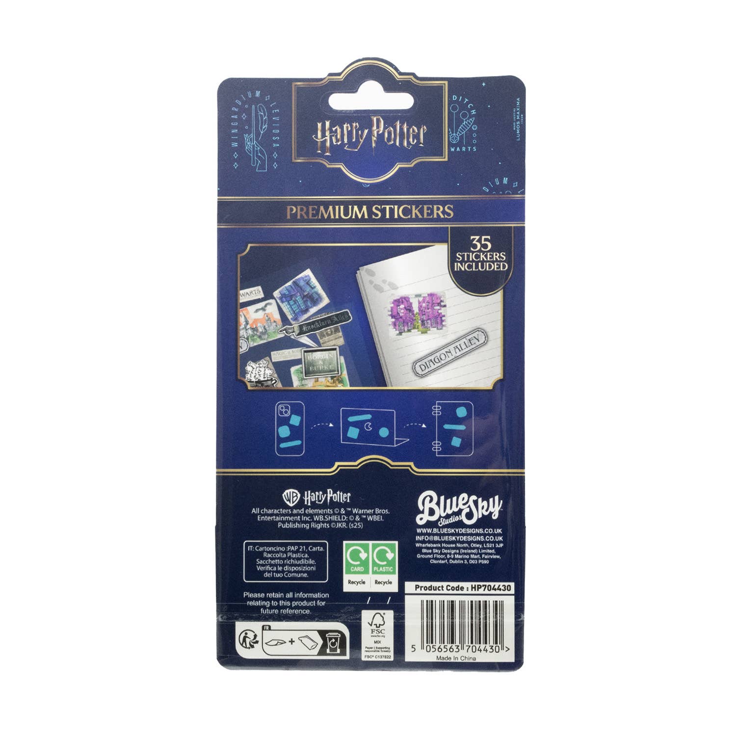 Mad Monkey GmbH - Wholesale Sticker - Harry Potter - Premium Sticker Set2