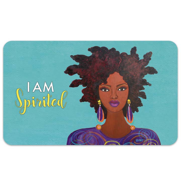 I Am Spirited Interior Floor Mat for wholesale by Shades of Color, LLC