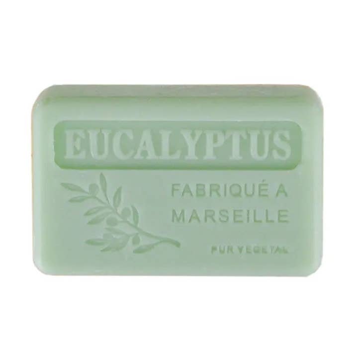 FAIRSAVONT eG. - Wholesale Bar Soap - Marseille Soap 125 g – Eucalyptus Scent (Savon de Marseille)0