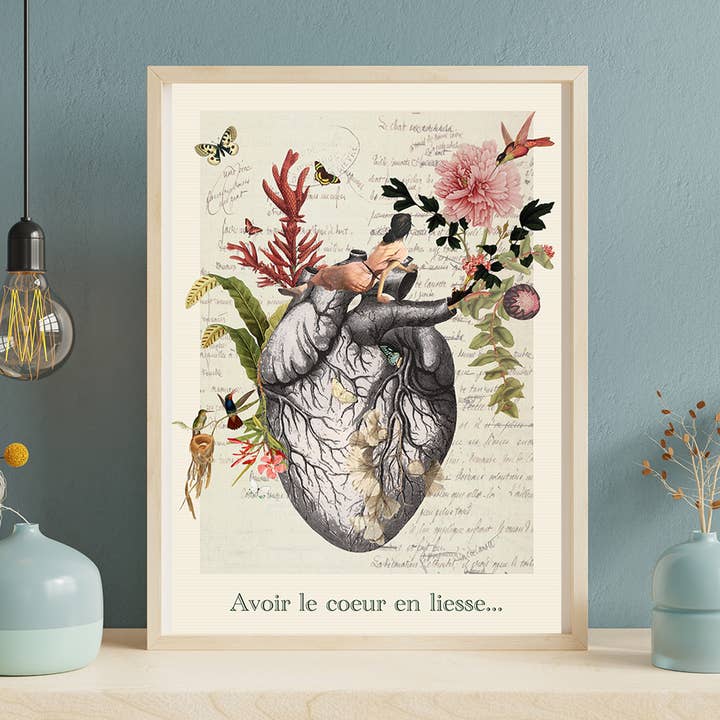 Póster «El corazón jubiloso» - A4 para venta al por mayor de sidonie blondel