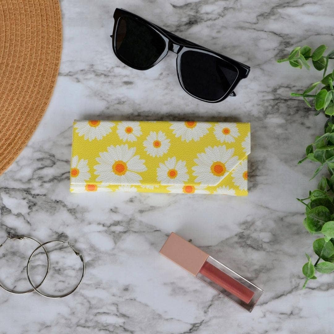 Monarque - Wholesale Eyewear Cases & Holders - Women's - Yellow Daisies Eyeglass/Sunglass Case5
