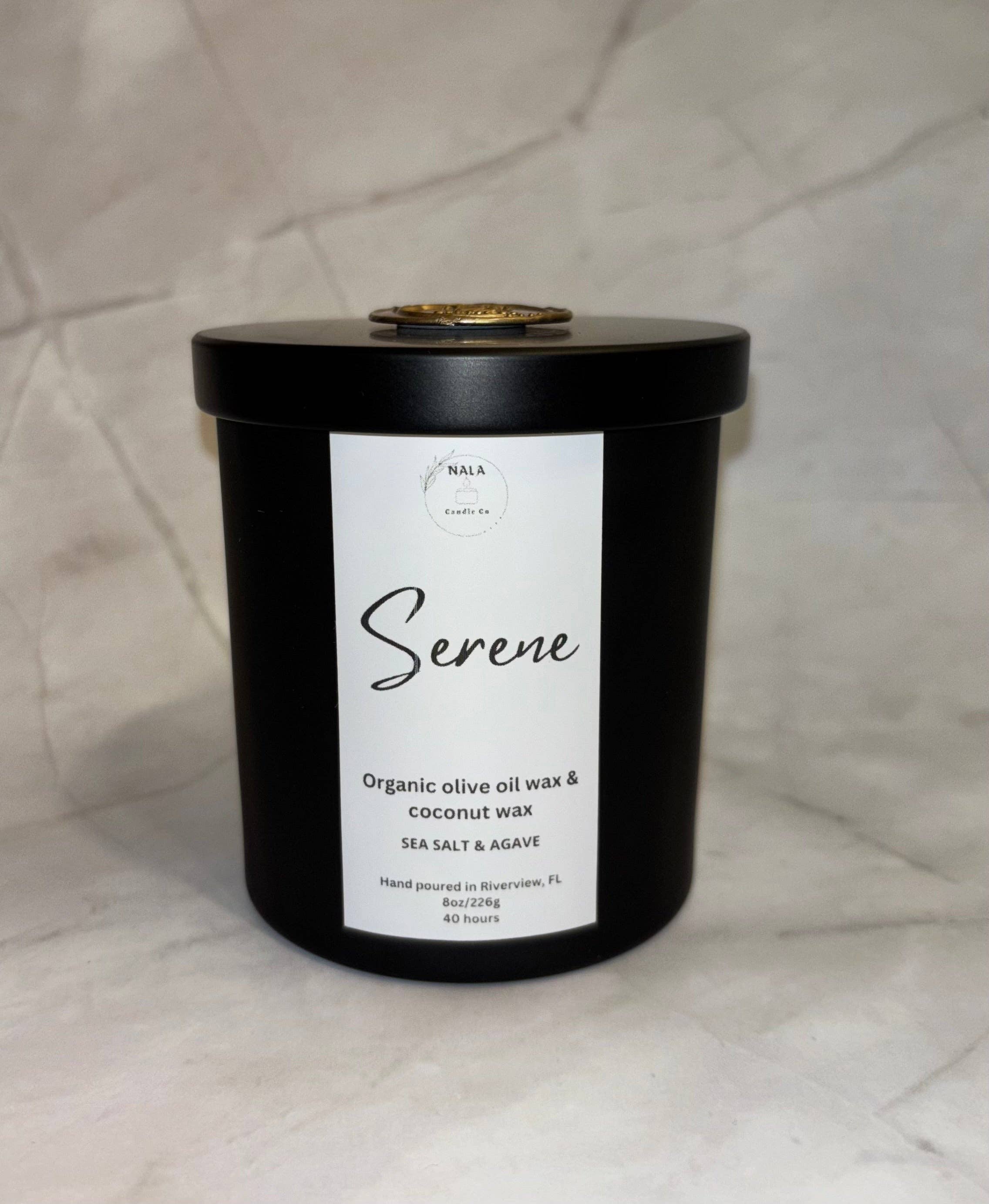 Nala Candle Co - Vendita all'ingrosso Candela in vasetto - CANDELA SERENE 8oz0