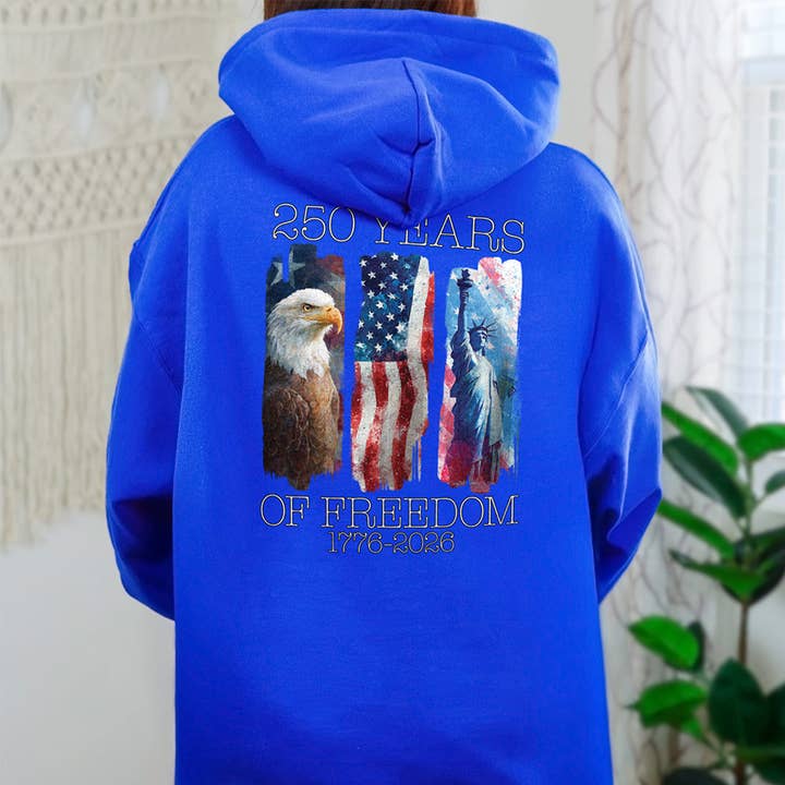 250 Years Triptych Hoodie for wholesale by Artopia