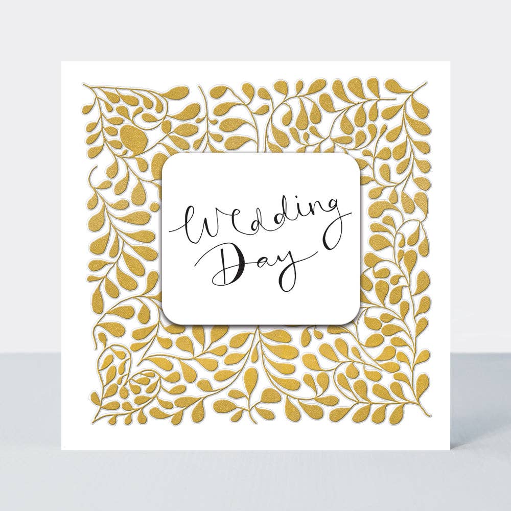 Rachel Ellen Designs – wholesale Wedding card – Paper Treasures - Wedding Day Greetings Card