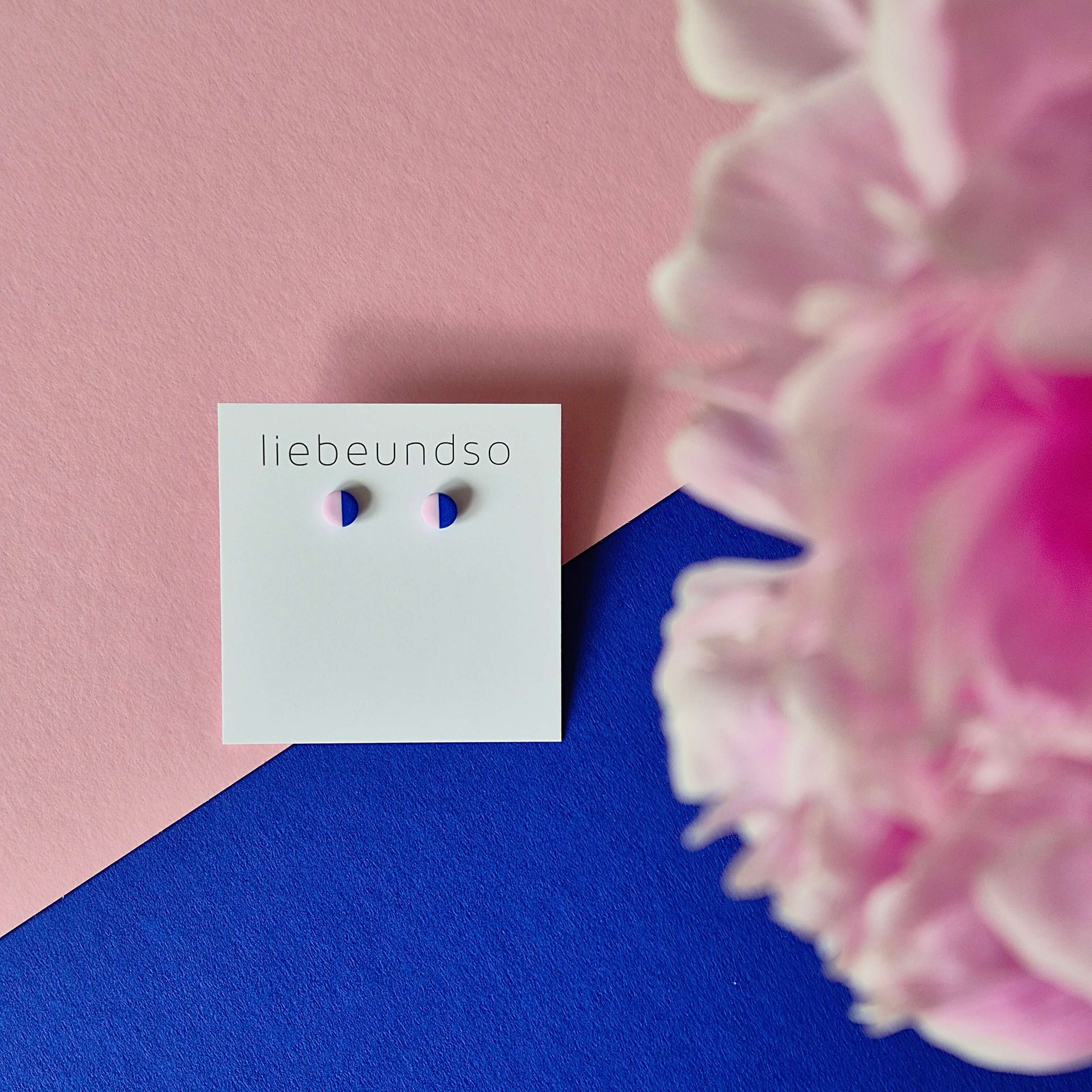 liebeundso - Vendita all'ingrosso Orecchini a bottone - due volte spina