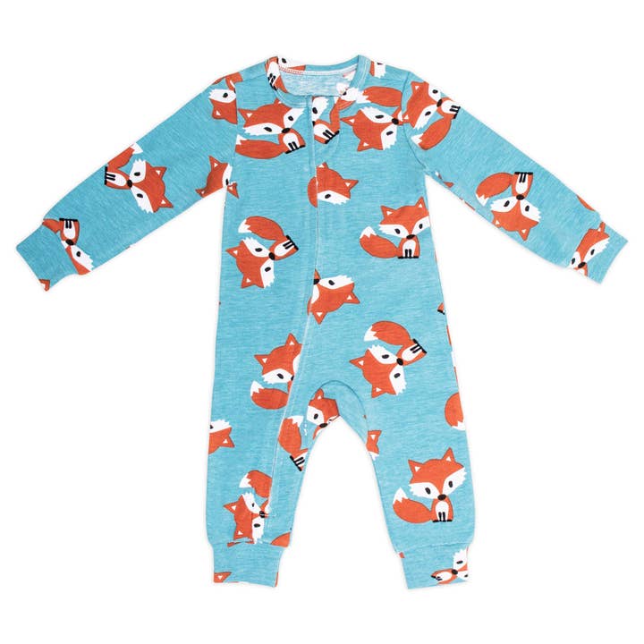 Friendly Fox One-Piece Pajama for wholesale by Blooming Baby