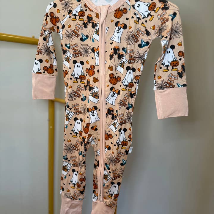 Mickey & Minnie’s Halloween Boys Zippy for wholesale by Elly & E Clothing Co.