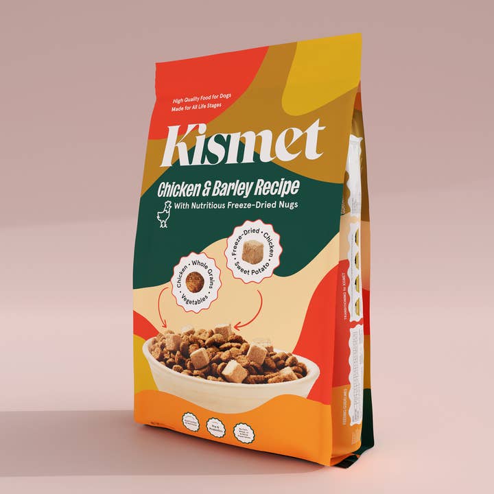 Chicken & Barley Recipe With Nutritious Freeze-Dried Nugs for wholesale by Kismet