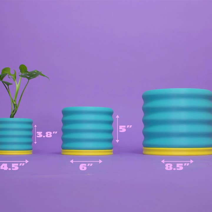 LAYERSPACE - Wholesale Plant pot - Wavy Boi Planter | 3D Printed | Decor1