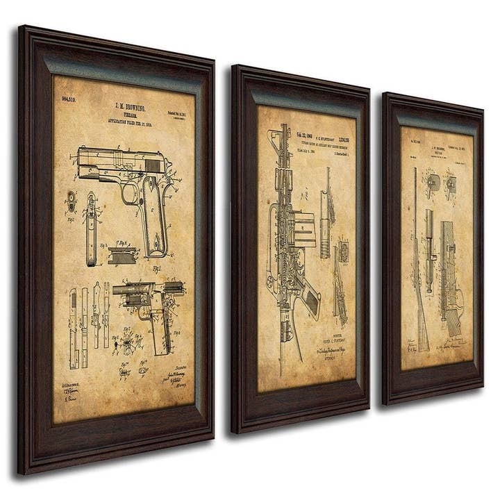Personal Prints - Wholesale Art Print - Firearm Guns - Patent Art