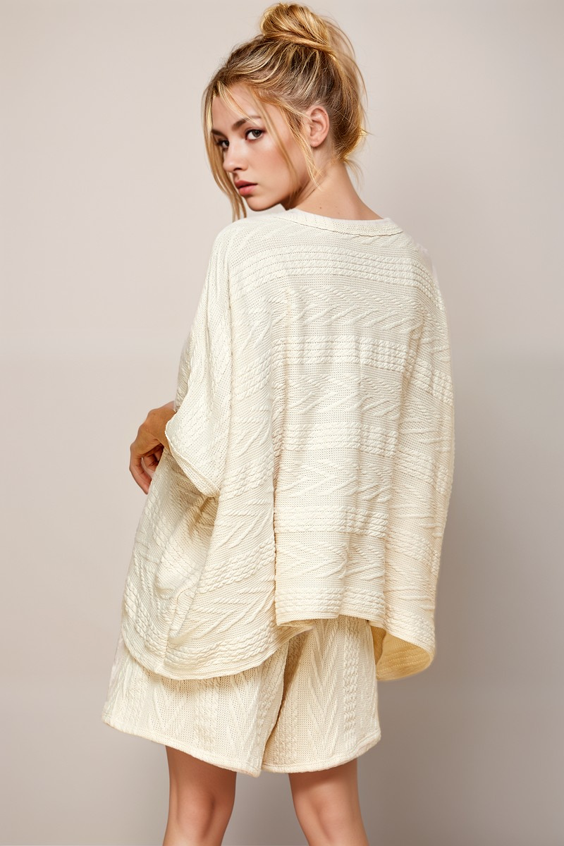 A.gain - Wholesale Knit Top - Women's - 10846SS614 - BOXY FIT HALF SLEEVE ROUND NECK TOP11