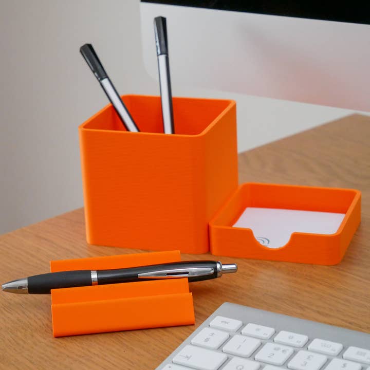 Desk Organiser Accessories - Stationary Storage Set for wholesale by Vantage 3D Prints