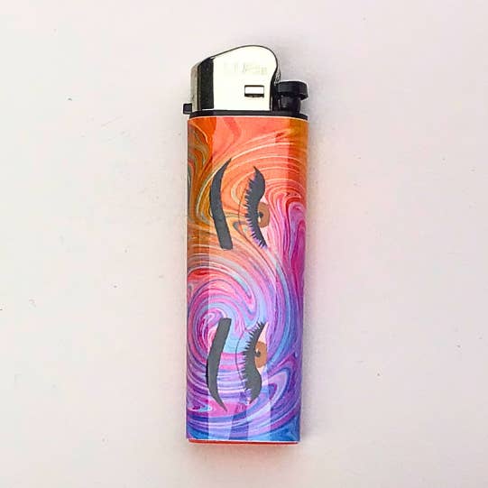 Vivrant Vixen - Wholesale Lighter -  Red Eyes Handmade Art Lighter 0