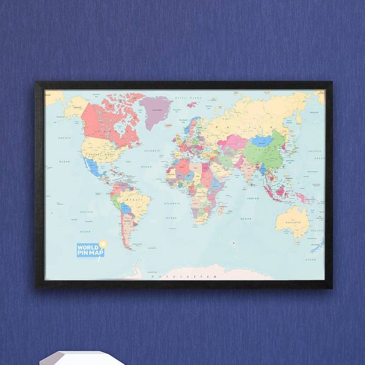 Weltkarten-Pinnwand für den Großhandel von Map Marketing Limited