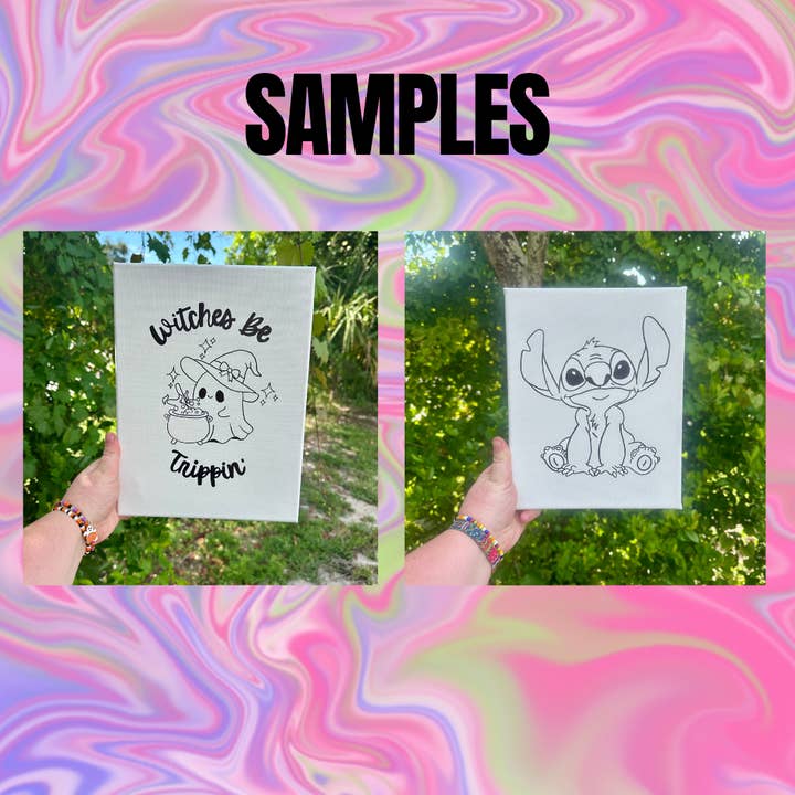 Haley Murden Arts – wholesale DIY craft kit – Blind Date with a Canvas | DIY Kits | Golden Bloom Themed1