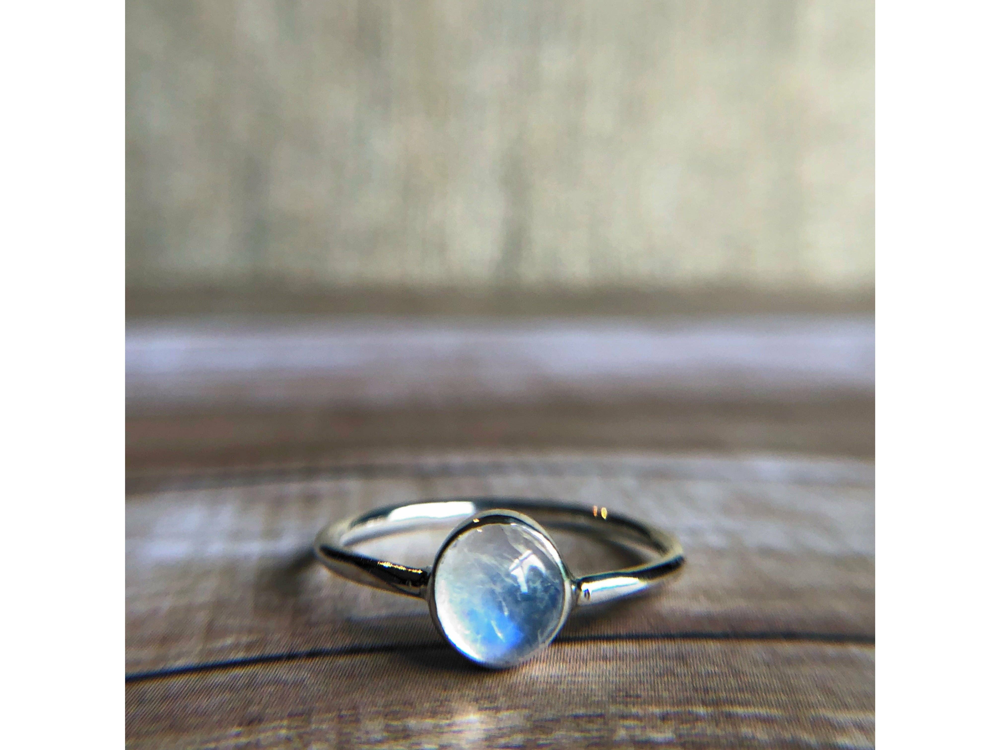 Nevermore Fine Jewelry - Vente Solitaire - Bague Moonstone0