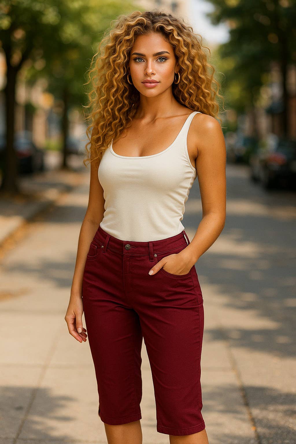 A Woman we Love - Wholesale Shorts - Women's - Pack of 20 Shorts & Capri Pants – Mixed Sizes and Colors 10