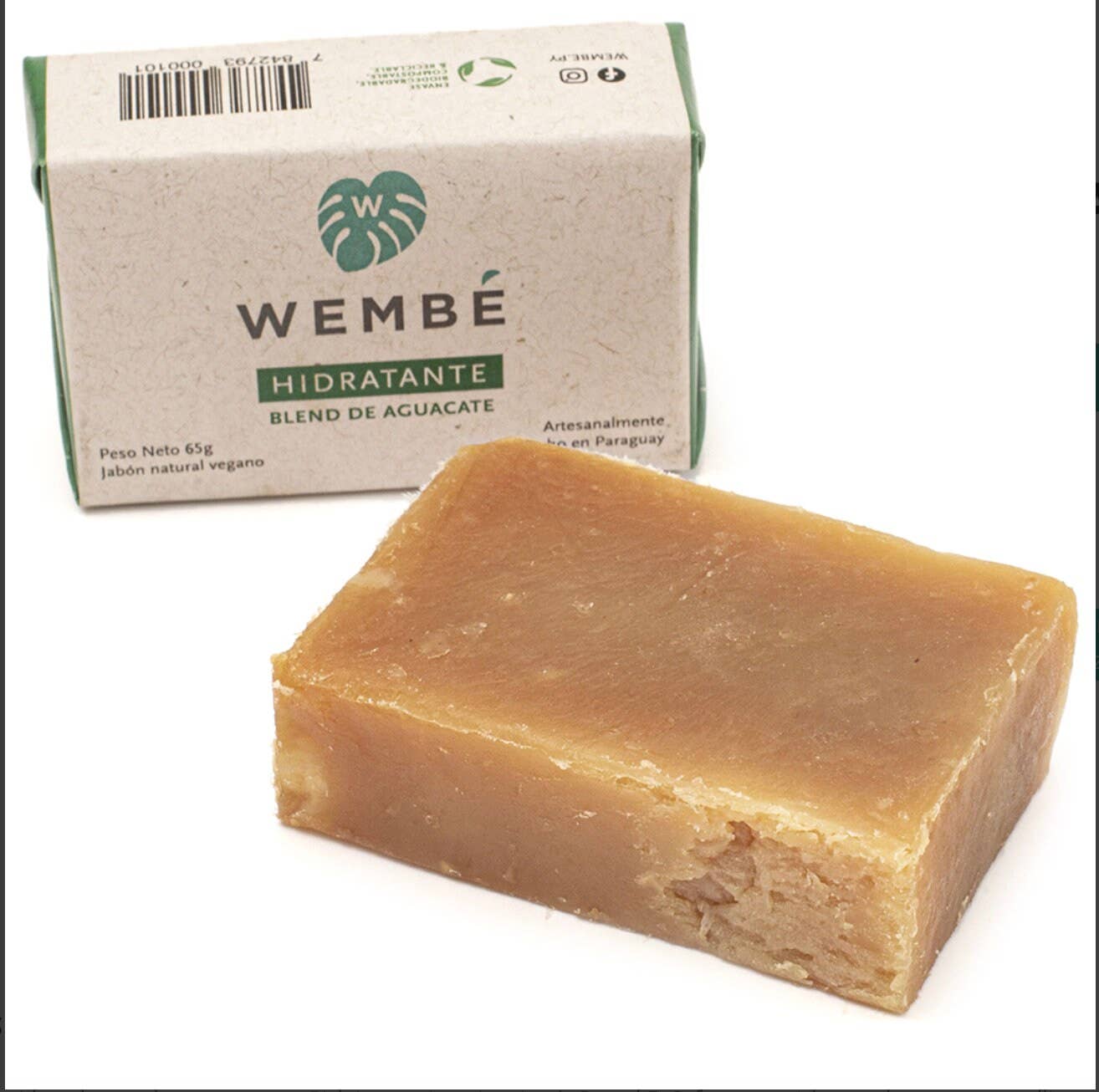 WEMBE USA - Wholesale Bar Soap - WEMBE Moisturizing Avocado 2.8oz Soap Bar (3-pack)1